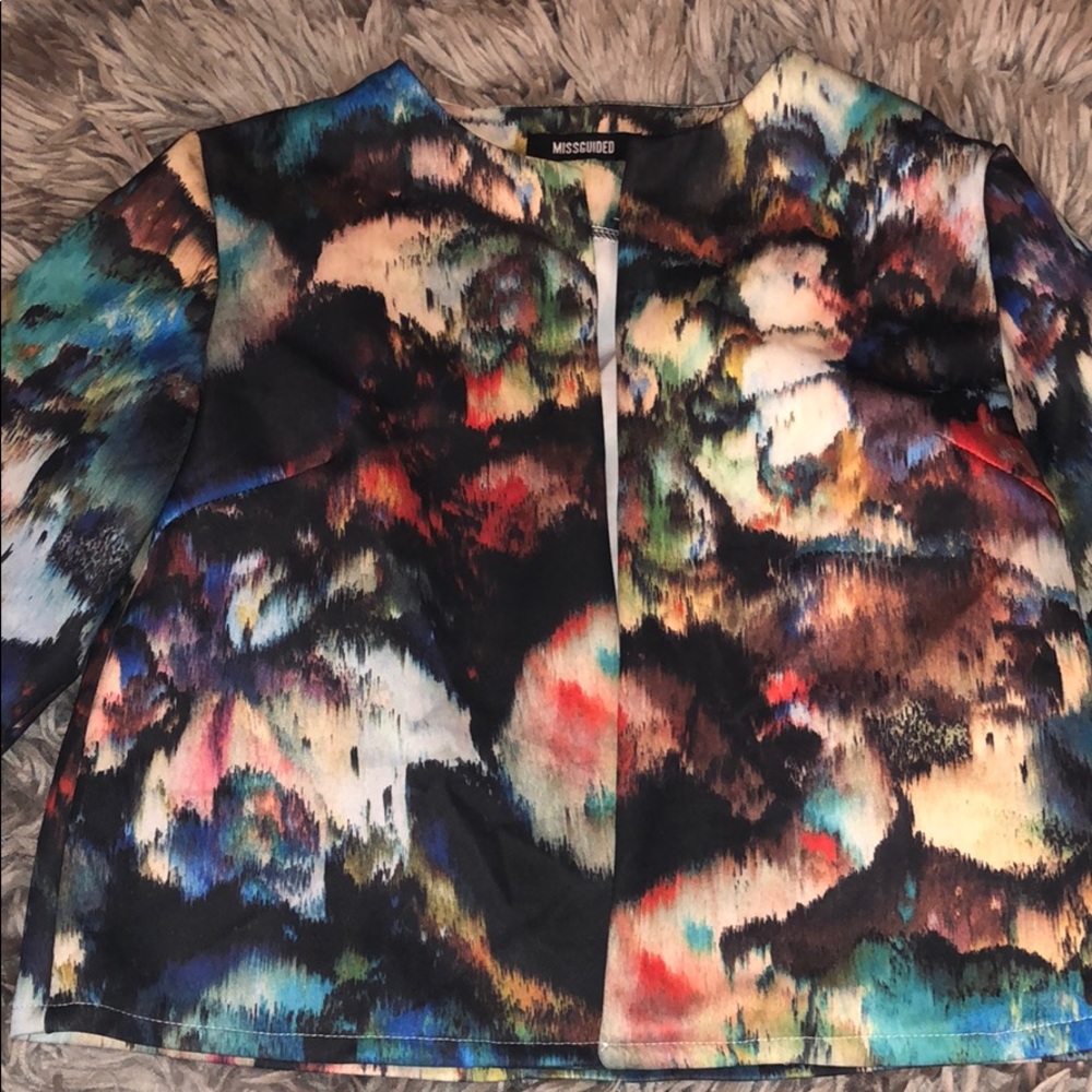 Missguided colorful blazer